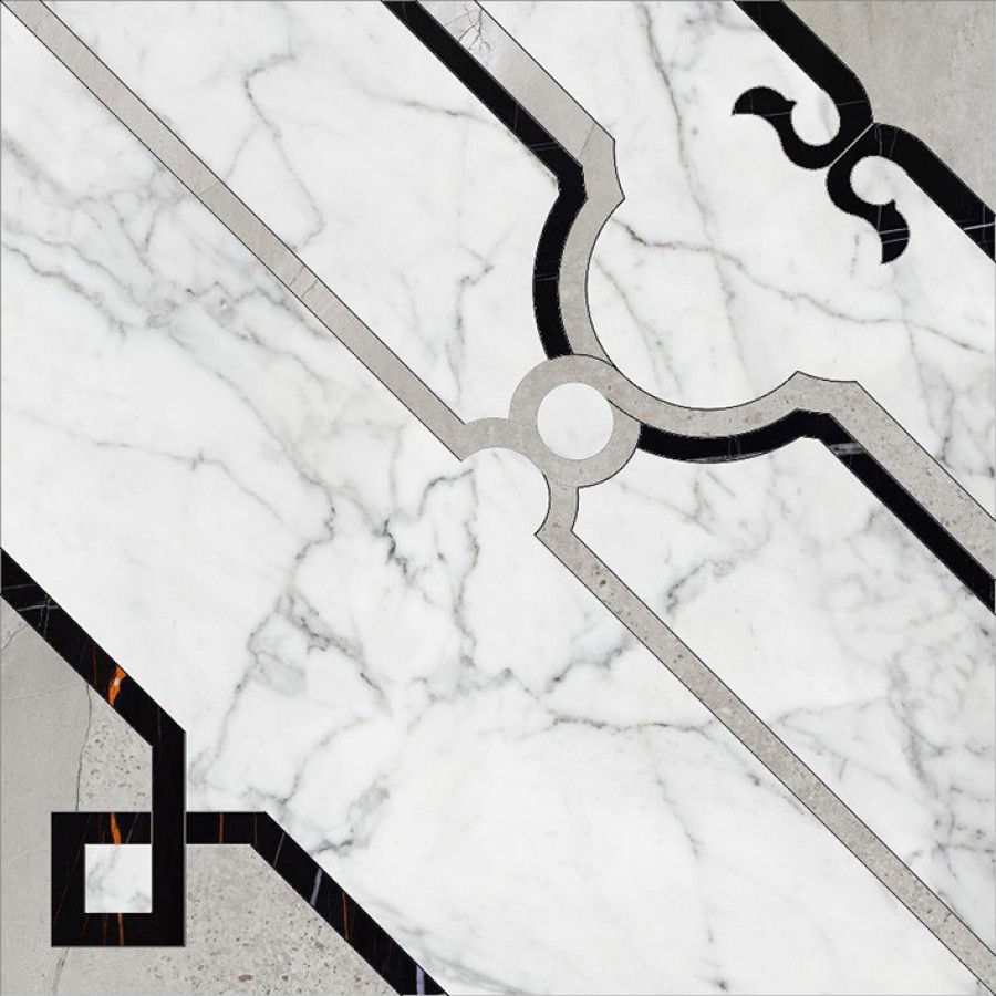 Керамогранит Kerranova Марбл Тренд K-1000 MR d01-cut Carrara 60x60 Керамогранит Kerranova Марбл Тренд K-1000 MR d01-cut Carrara 60x60