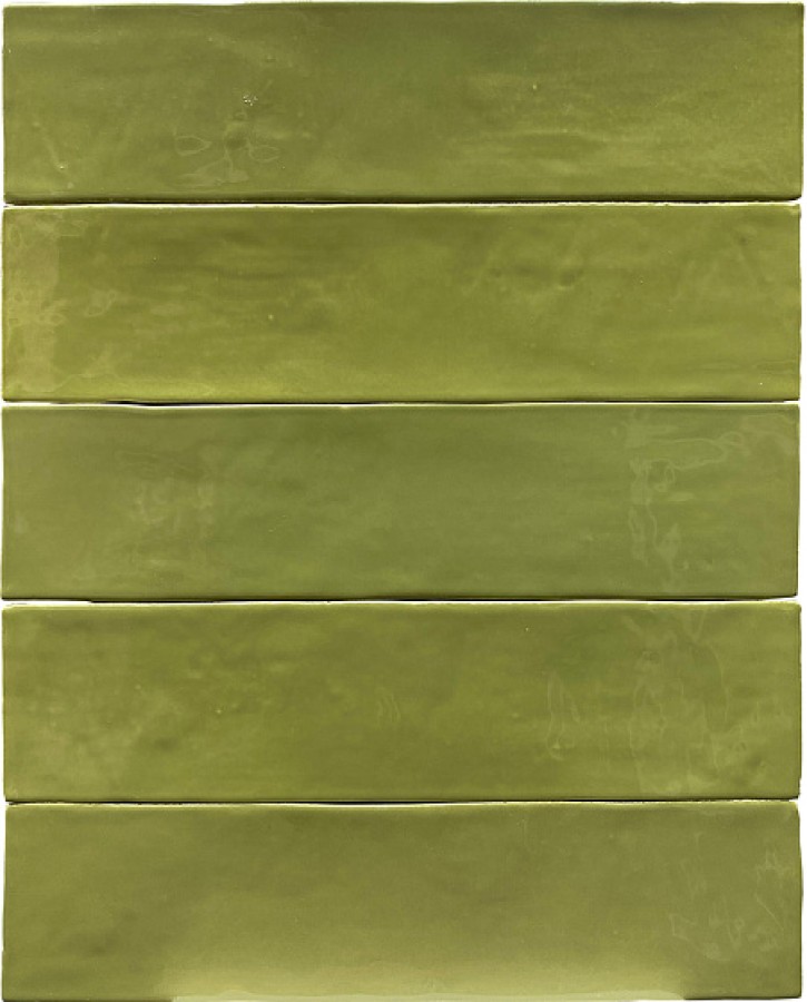 Плитка настенная Revoir Paris 25x6.2 WW_056 Studio Matcha Glossy Плитка настенная Revoir Paris 25x6.2 WW_056 Studio Matcha Glossy