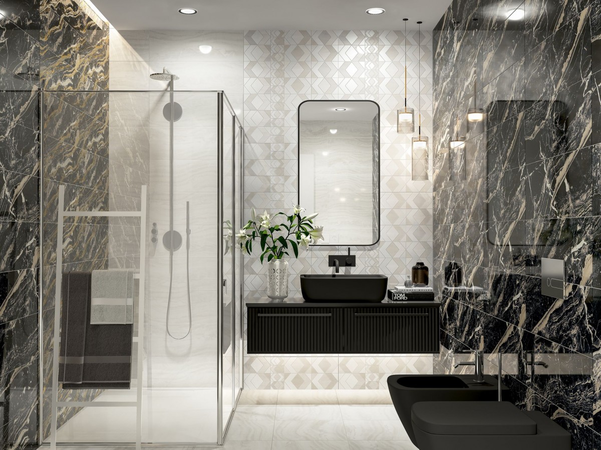 Коллекция Леванто Черный/levanto Nero Eletto Ceramica