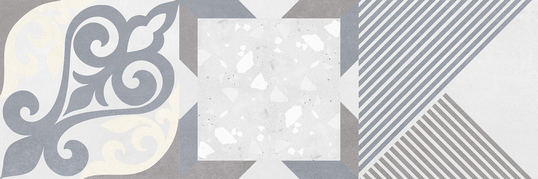 Декофон Laparet Вуди настенная серый узор глазурованная матовая 75x25 Декофон Laparet Вуди настенная серый узор глазурованная матовая 75x25