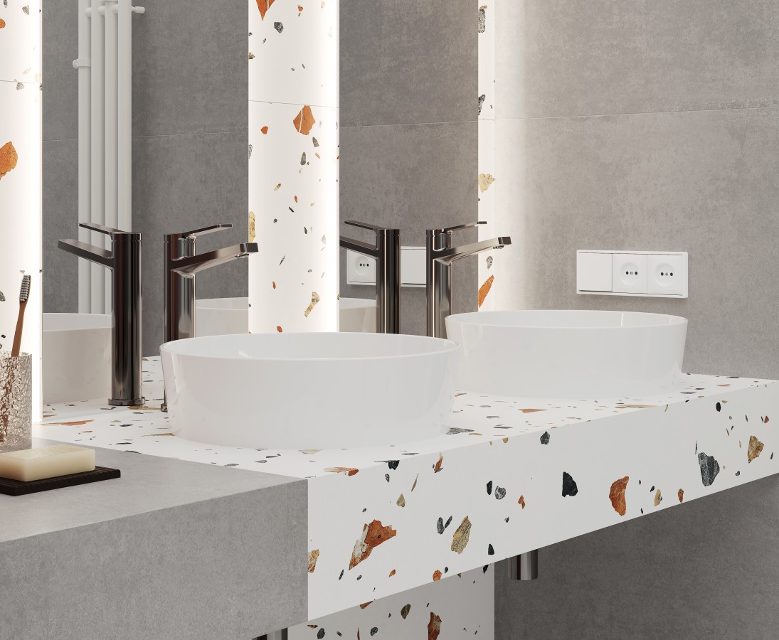 Коллекция Тераццо Бианко Laparet