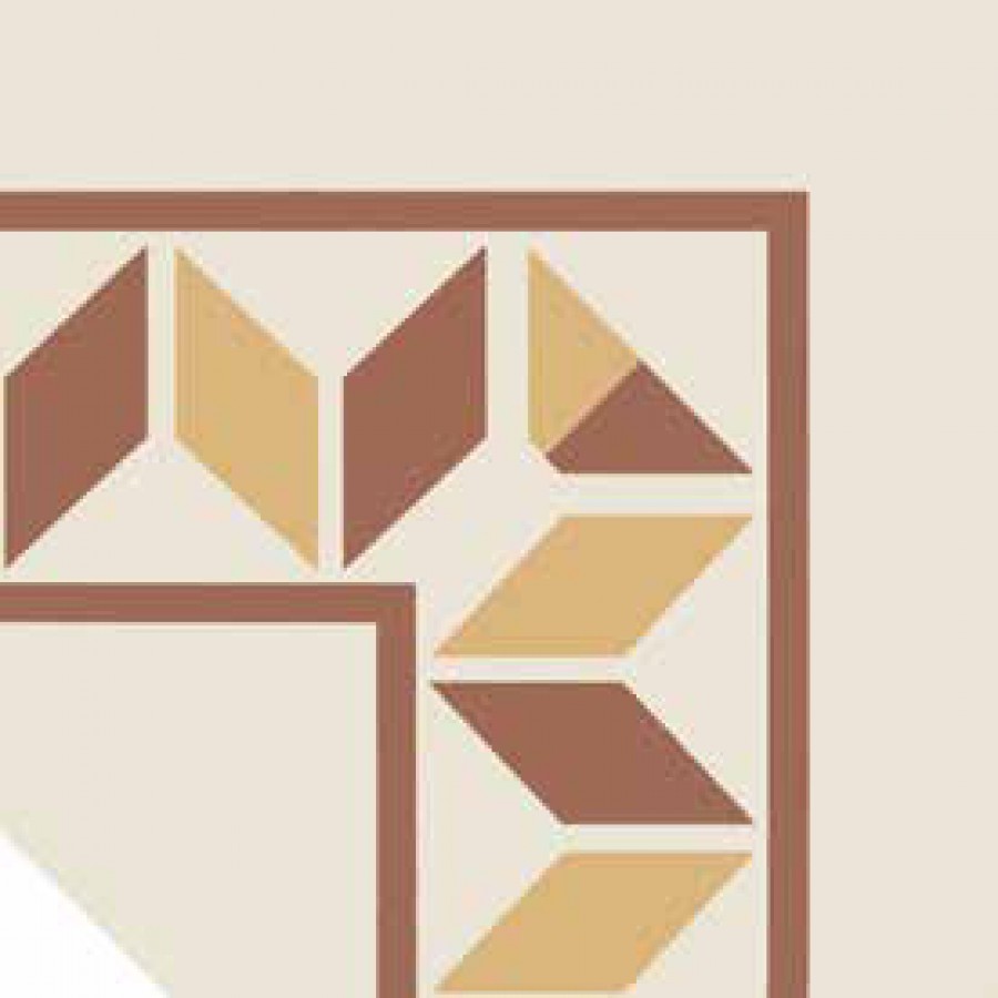 Декоративный элемент Etruria Design 20x20 VN1BA20X20-2-543-000 Vintage Pattern 1: Bordura Angolo Bicolore (Bianco decoro Mattone Декоративный элемент Etruria Design 20x20 VN1BA20X20-2-543-000 Vintage Pattern 1: Bordura Angolo Bicolore (Bianco decoro Mattone