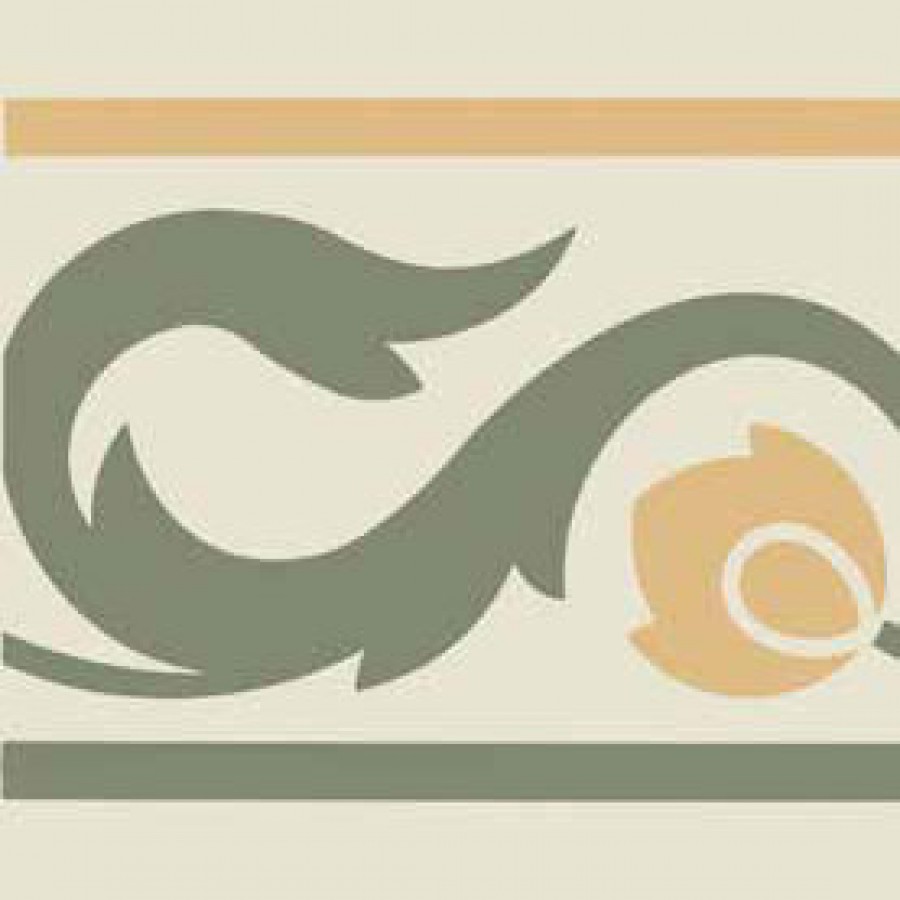 Декоративный элемент Etruria Design 20x20 VN5BL20X20-2-551-000 Vintage Pattern 5: Bordura Lineare Bicolore (Bianco decoro Oliva Декоративный элемент Etruria Design 20x20 VN5BL20X20-2-551-000 Vintage Pattern 5: Bordura Lineare Bicolore (Bianco decoro Oliva