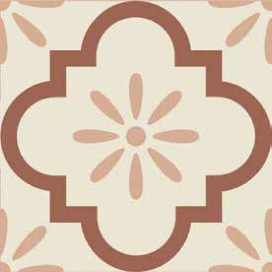 Декоративный элемент Etruria Design 20x20 VN16Q20X20-2-573-000 Vintage Pattern 16: Quadrato Bicolore (Bianco decoro Mattone Декоративный элемент Etruria Design 20x20 VN16Q20X20-2-573-000 Vintage Pattern 16: Quadrato Bicolore (Bianco decoro Mattone