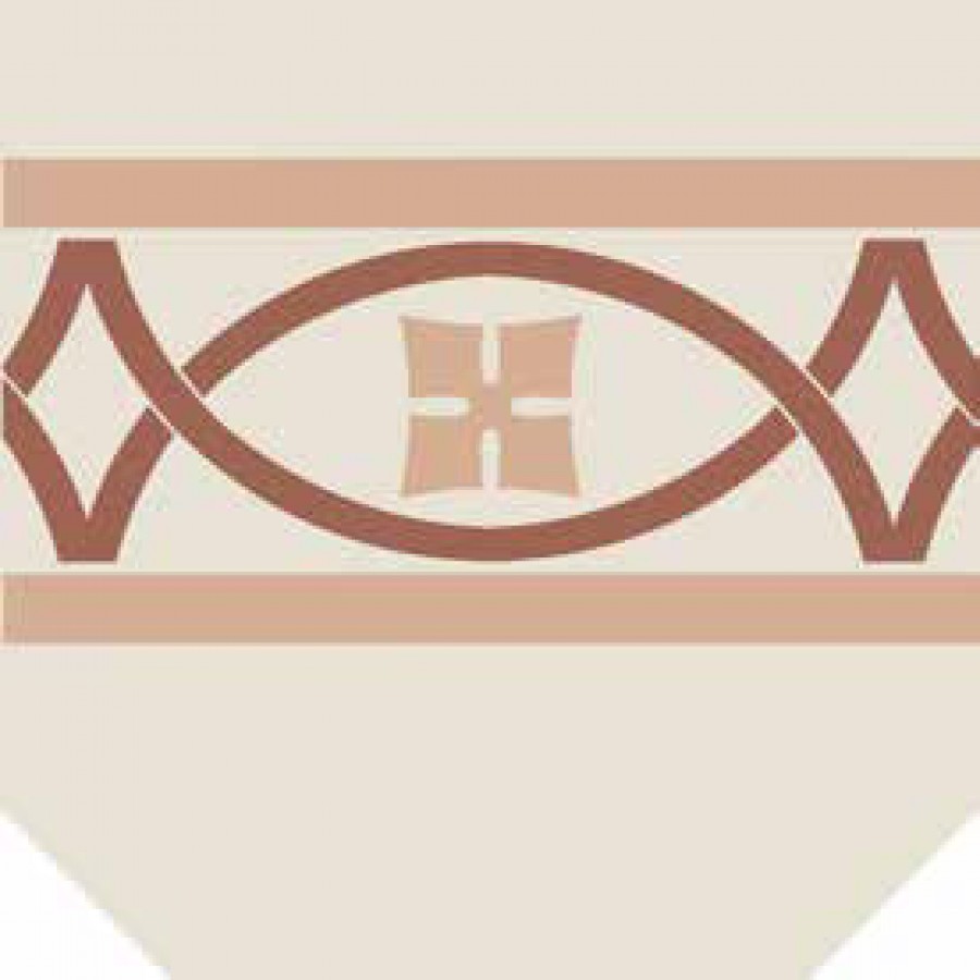 Декоративный элемент Etruria Design 20x20 VN19BL20X20-2-552-000 Vintage Pattern 19: Bordura Lineare Bicolore (Bianco decoro Rosa Декоративный элемент Etruria Design 20x20 VN19BL20X20-2-552-000 Vintage Pattern 19: Bordura Lineare Bicolore (Bianco decoro Rosa