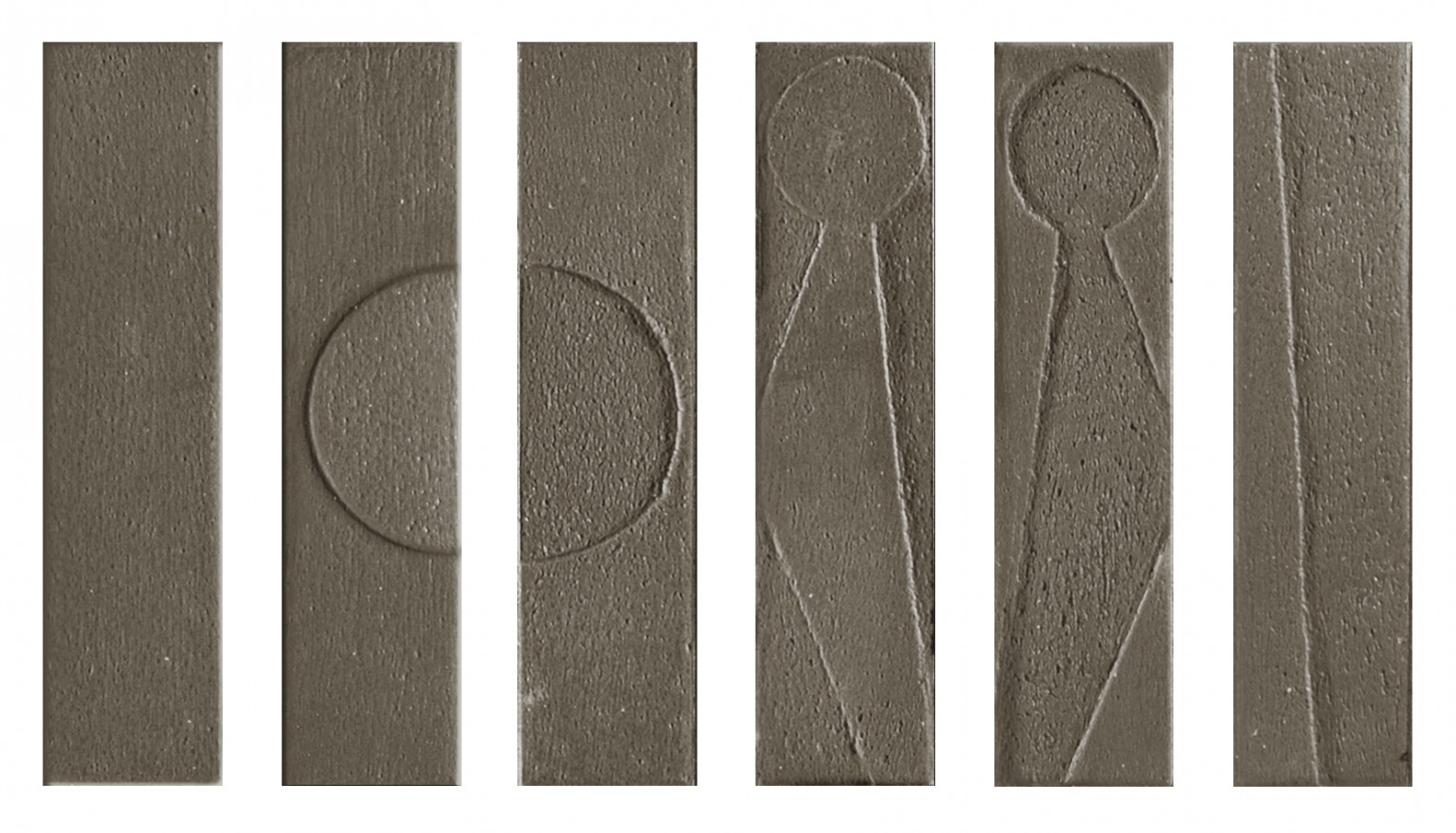 Керамогранит 19x5 Settecento Koine Alphabet Terra Керамогранит 19x5 Settecento Koine Alphabet Terra